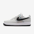 靴 Nike Air Force 1 '07 white/smoke grey Nike Air Force 1 07 AF1 White Light Smoke Grey Men Unisex